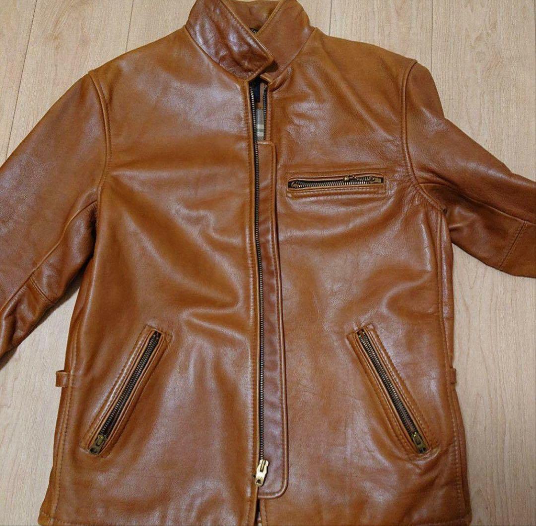 ショット トラッカー　レザー　ジャケット　schott