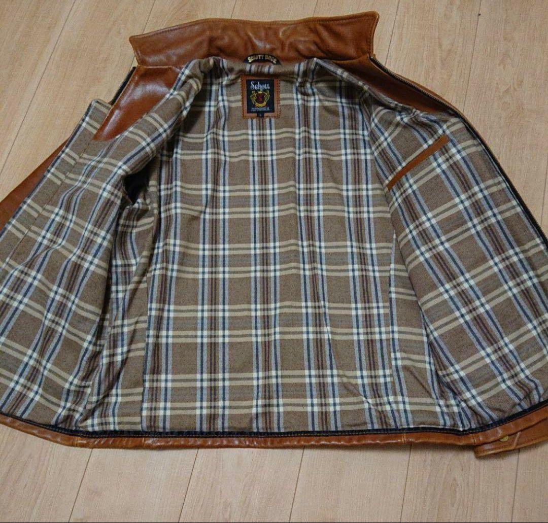 ショット トラッカー　レザー　ジャケット　schott