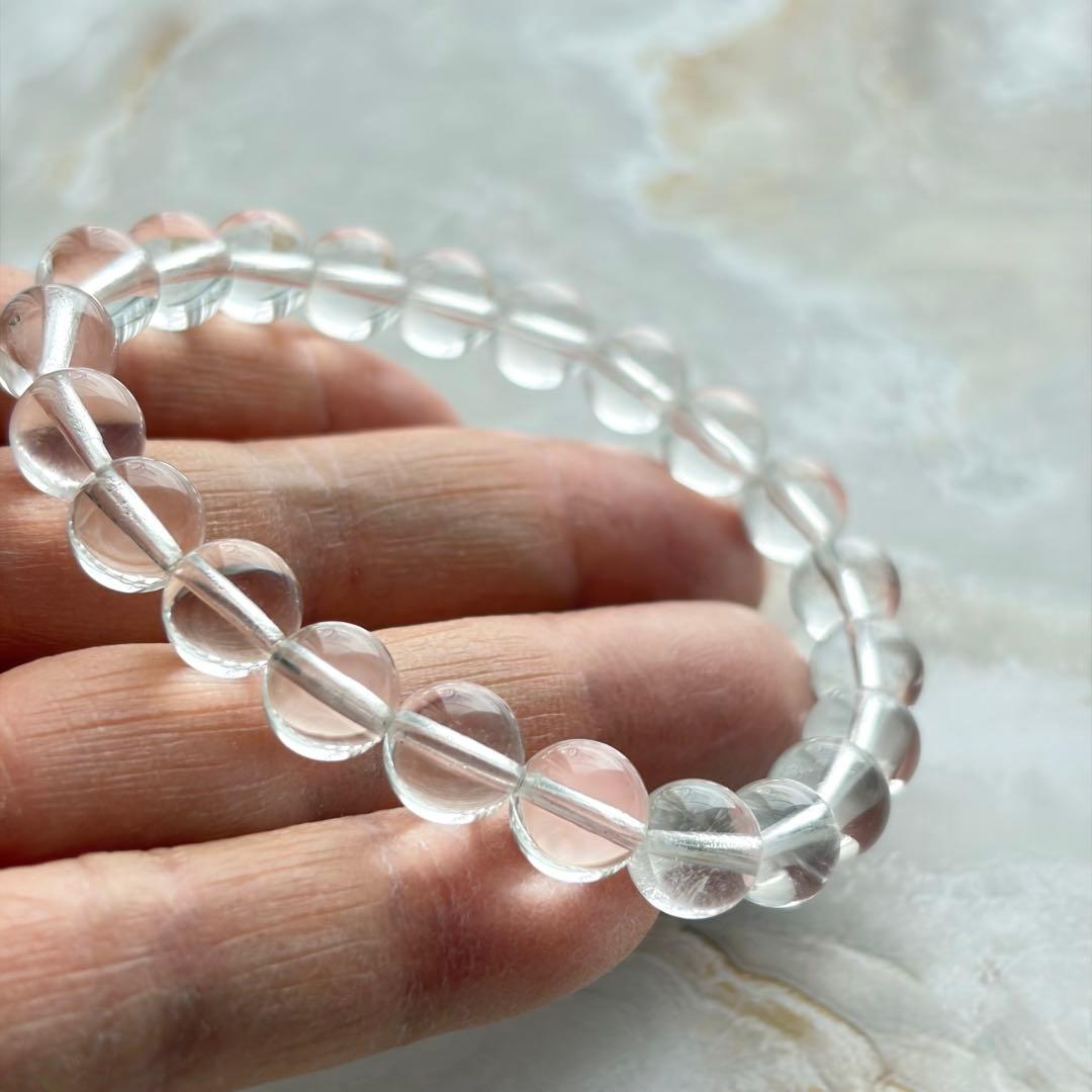 マニカランヒマラヤ水晶✨スペシャルブレス8ミリ