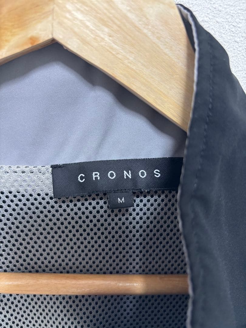 CRONOS M 黒 ジップアップジャケット