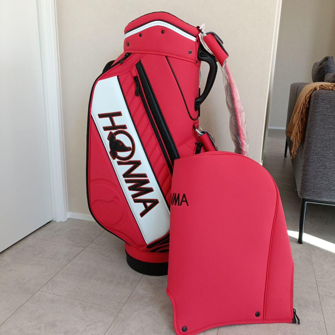 【最終値下げ】【新品未使用】HONMA ホンマ キャディバッグ 赤 レッド