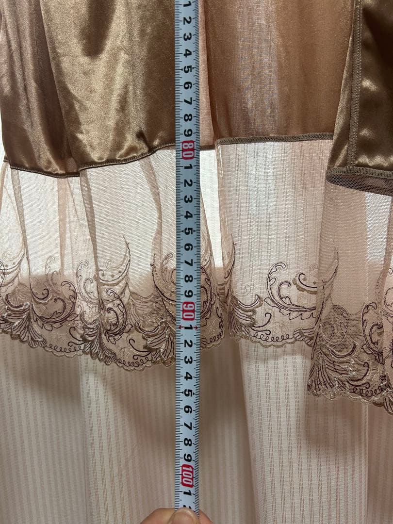 RAVIJOUR ベージュ スリップ・ペチコート ワンサイズ