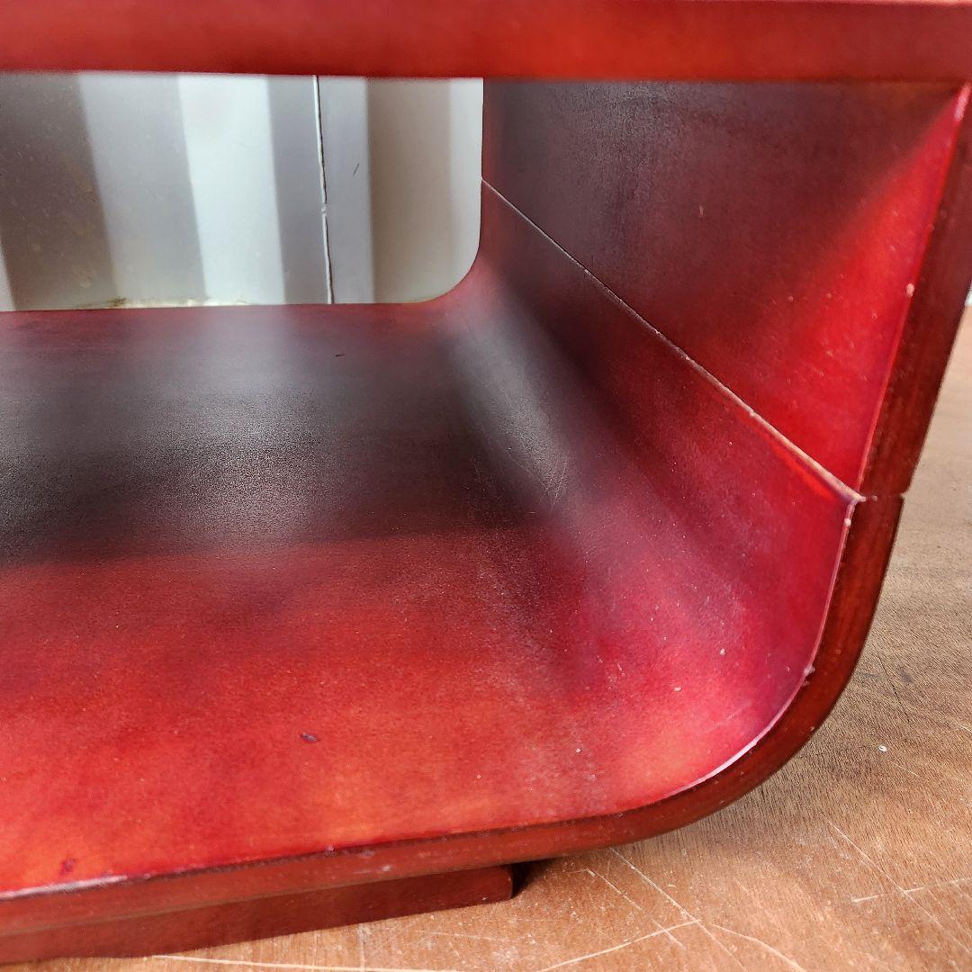 ヴィンテージ　スペースエイジ 木製 オープンシェルフ テレビボード 収納