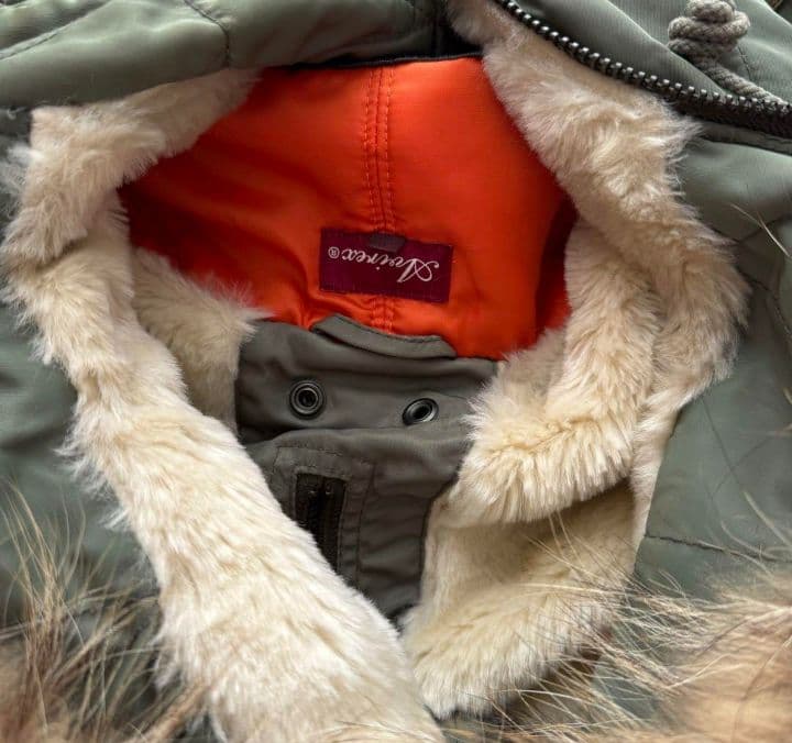 AVIREX フライトジャケット　N-2B ラクーンファー　Sサイズ 美品！