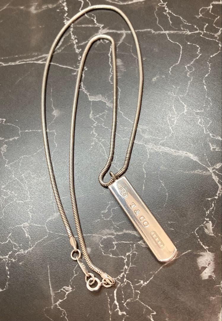 [Tc8] TIFFANY&Co. / ティファニー ナローバーネックレス
