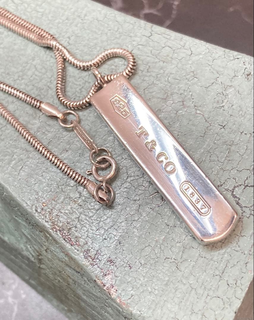 [Tc8] TIFFANY&Co. / ティファニー ナローバーネックレス