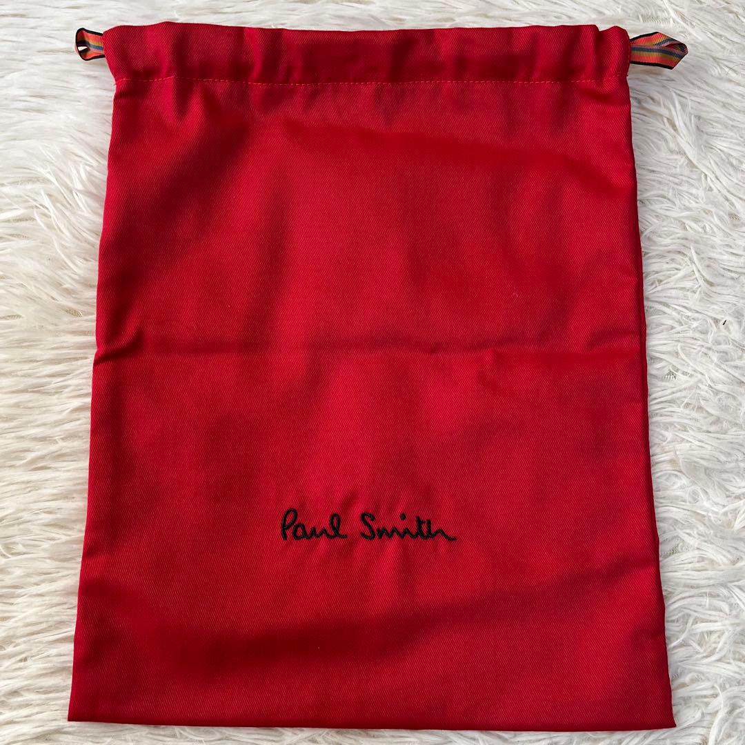 【新品未使用】ポールスミス　アーティストストライプ パイピング レザーグローブ