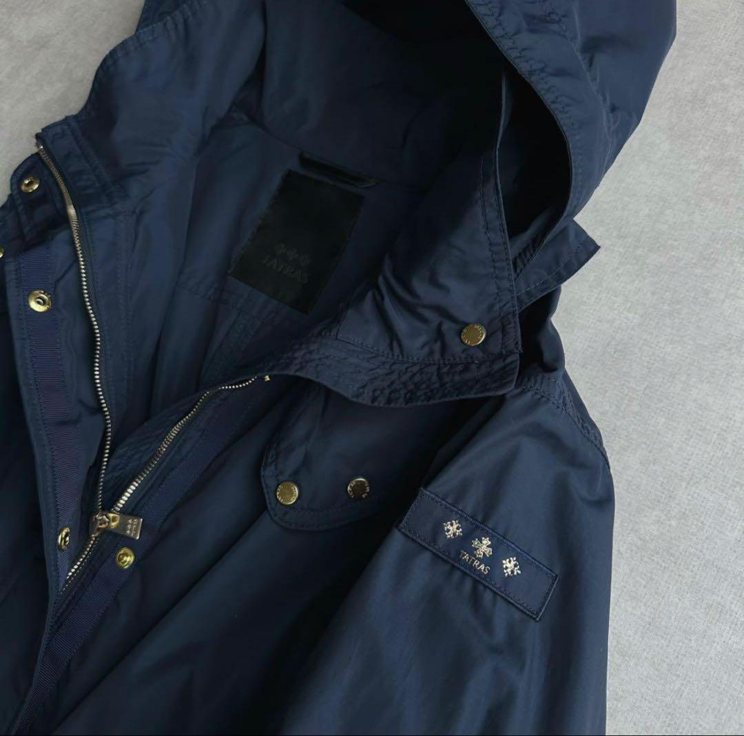 ▼TATRAS タトラス▼別注マウンテンパーカー▼美品 定価7.9万円▼ネイビー