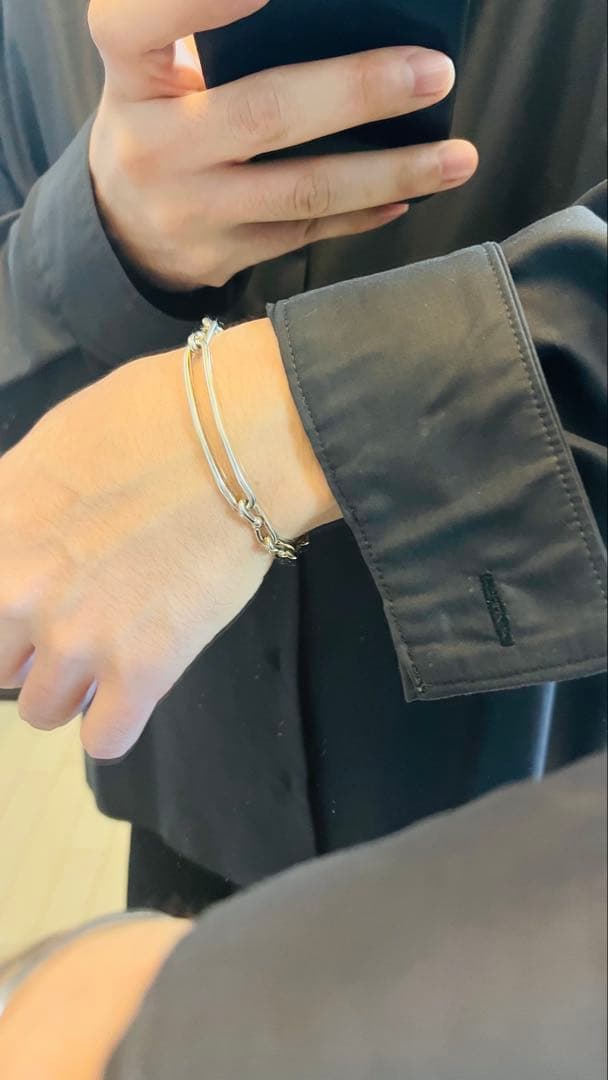 美品XOLOシルバー925 チェーンブレスレット