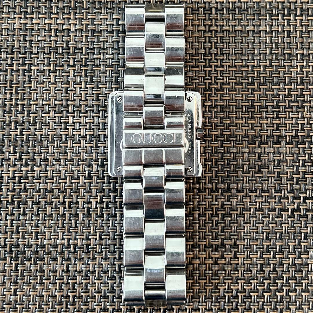 GUCCI 3600M メンズ腕時計 Gロゴスクエア クォーツ 中古