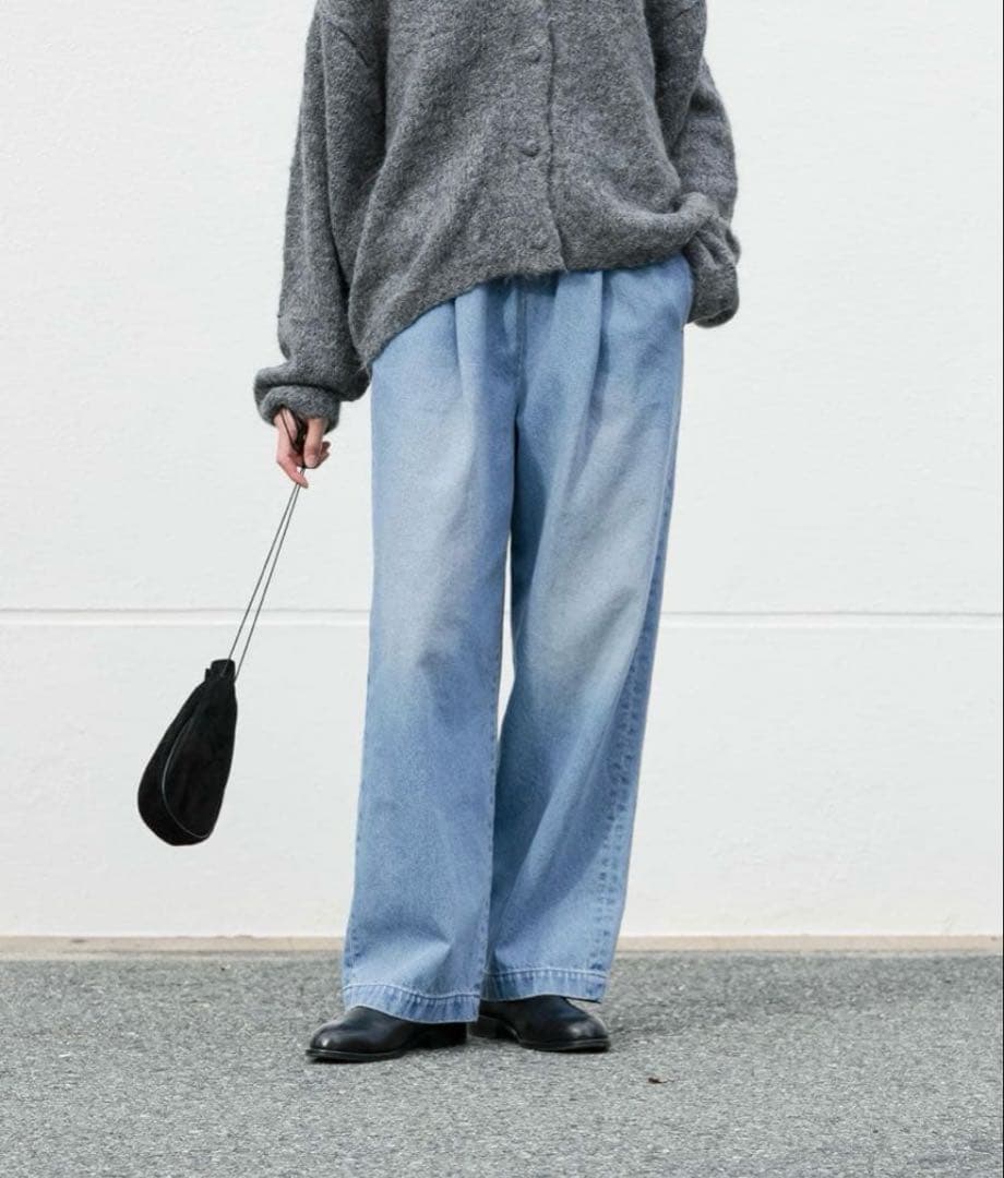 かぐれ kagure カグレ フェードデニムイージーパンツ