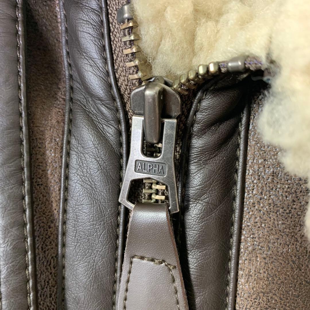 ALPHA INDUSTRIES B-3 フェイクムートンフライトジャケット