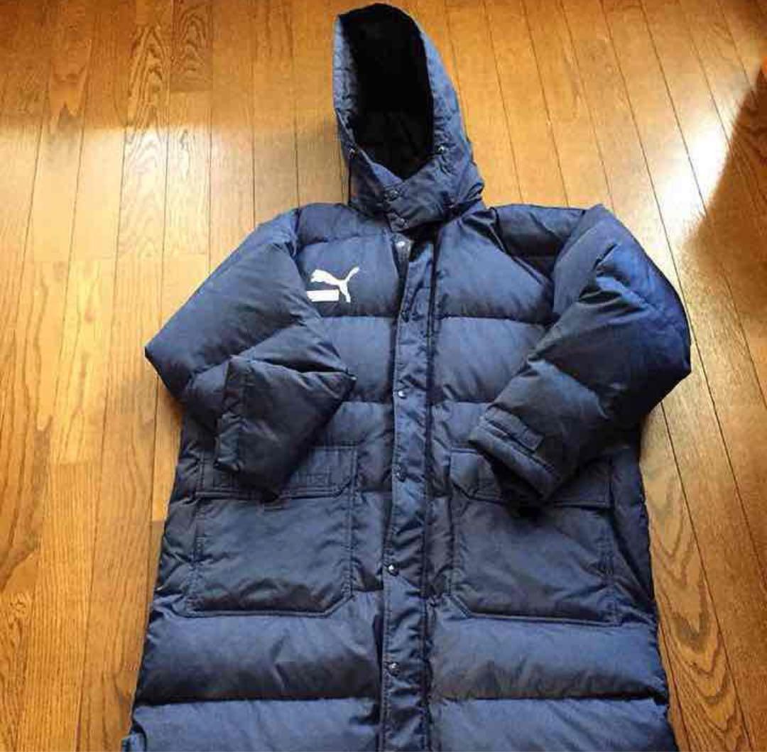 PUMA フード付きダウンジャケット L-Oサイズ
