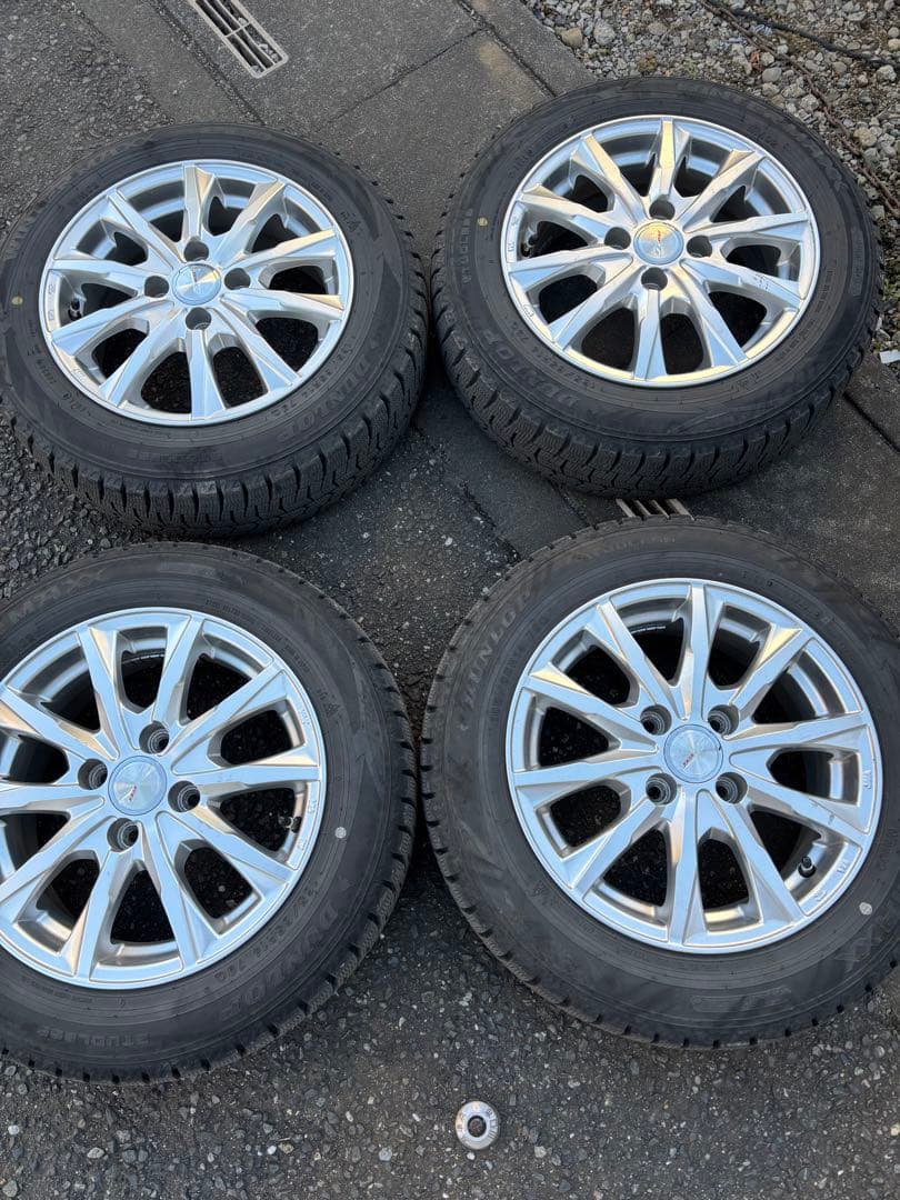 ダンロップ スタッドレス 14インチ ホイールセット タンク ルーミー