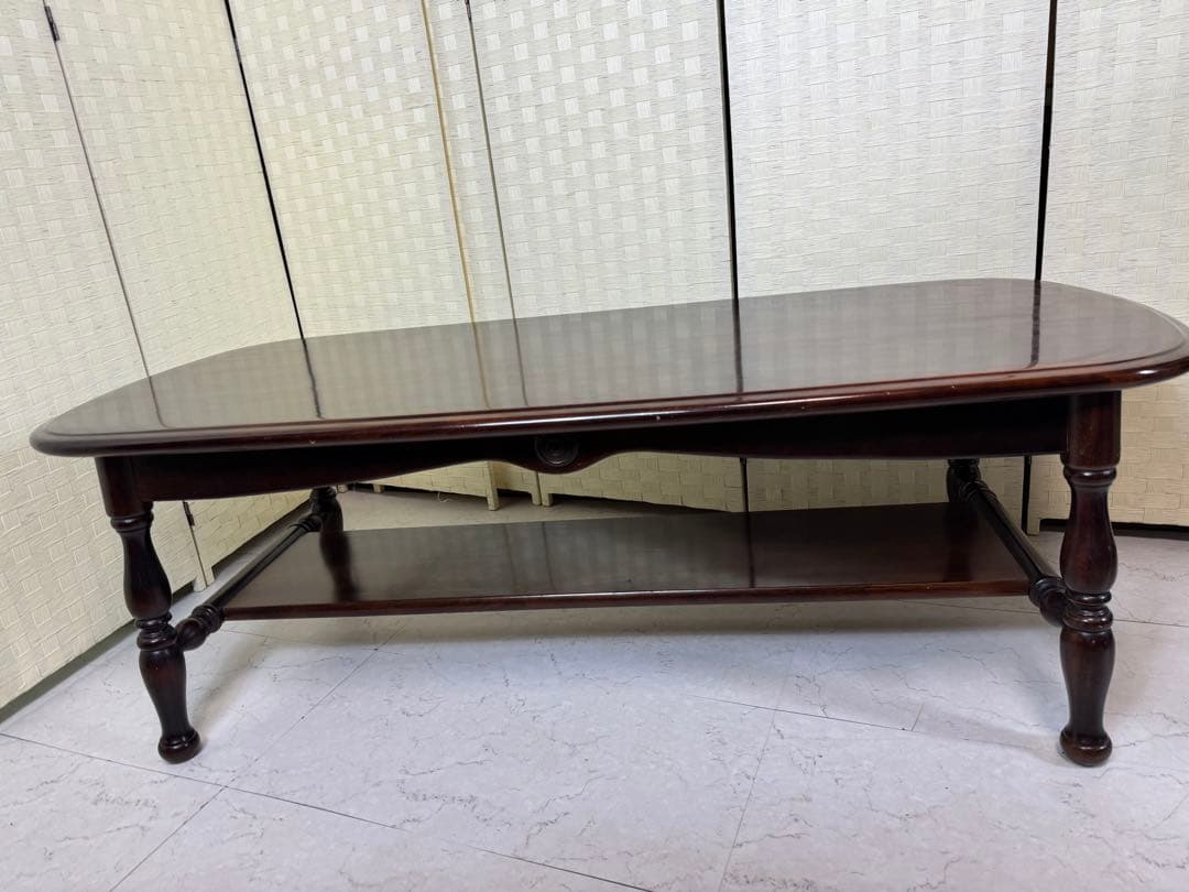 柏木工アンティークローテーブル