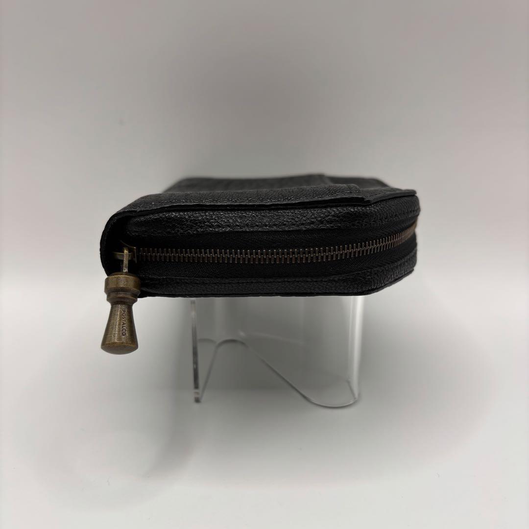 美品　POSTALCO ケトルジッパーウォレット　コンパクトウォレット　ブラック