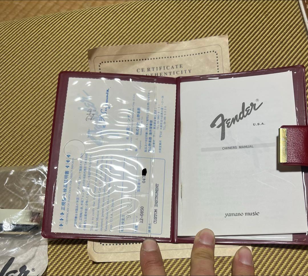 Fender Stratocaster カスタムショップ　最初期　1991年製