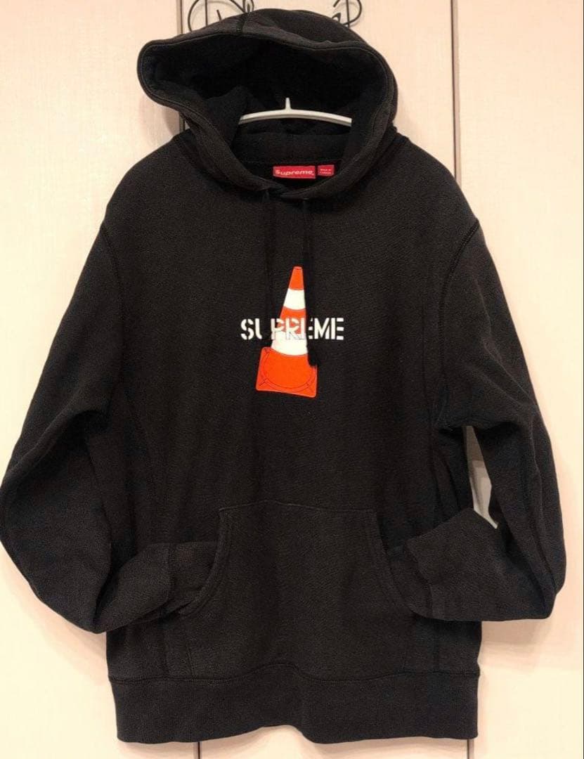 SUPREME コーン パーカー ブラック