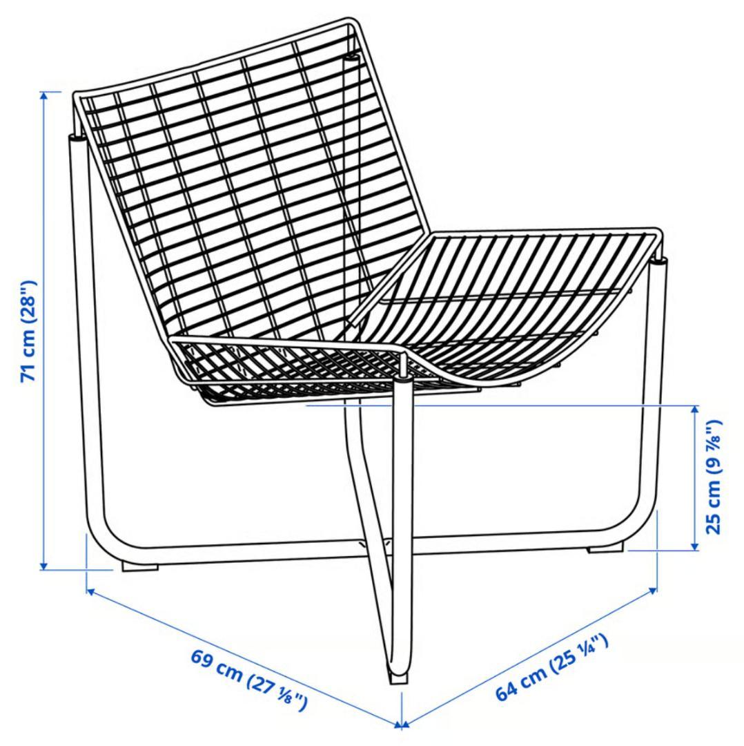 IKEA SKÅLBODA スコールボダ パーソナルチェア オレンジ