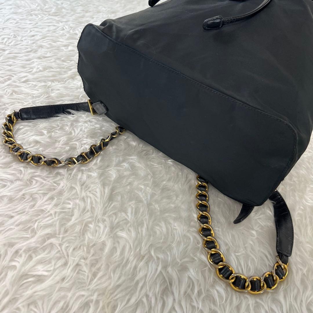プラダ PRADA レディース チェーンショルダー リュック バックパック