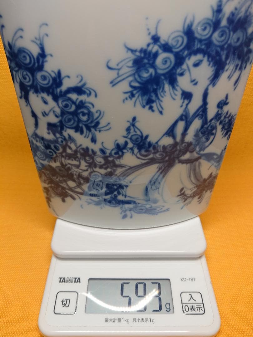 ビンテージ　ドイツ　花器　磁器　置物　インテリア　工芸品　美術品　A3463