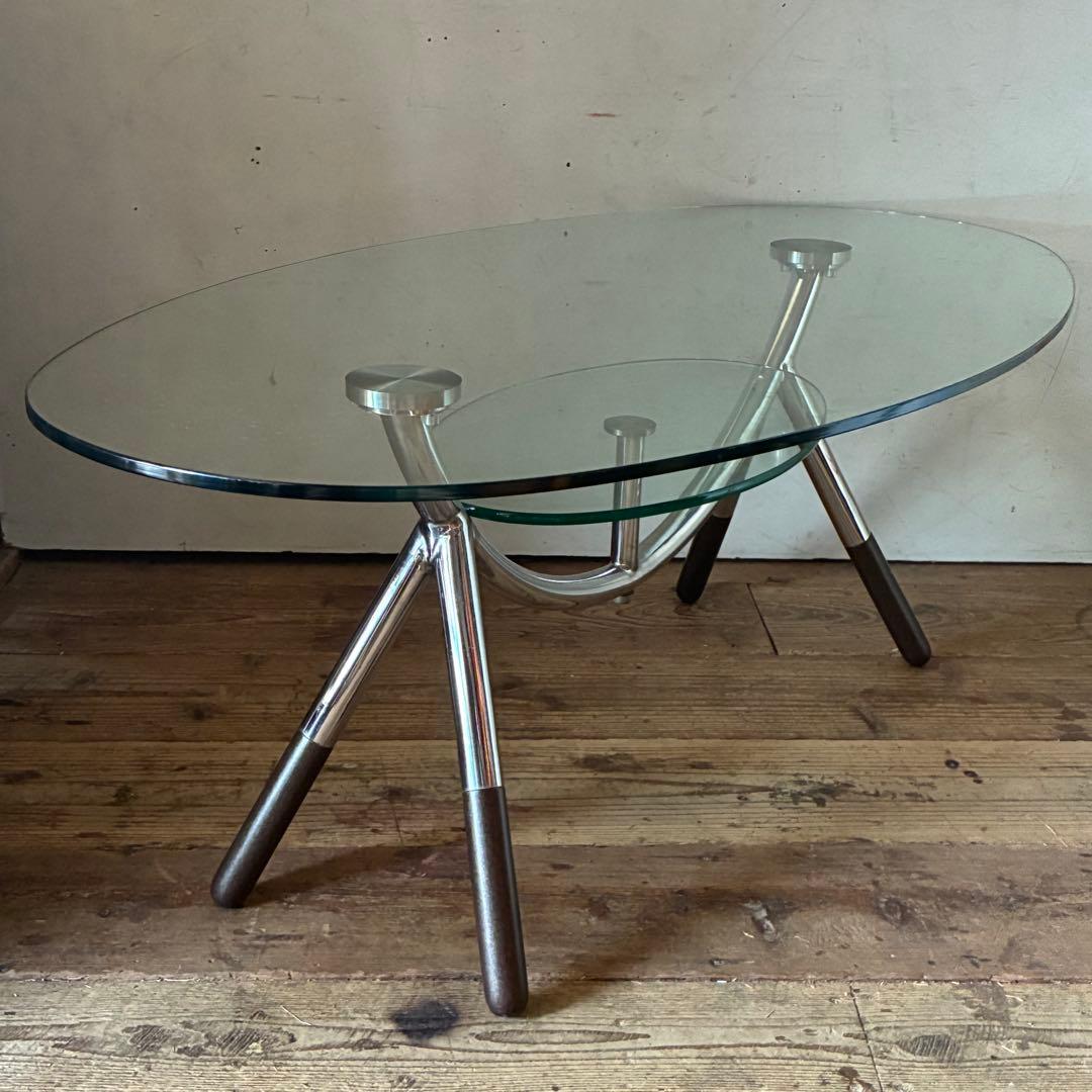 80’s 90’s ヴィンテージ ガラス センターテーブル