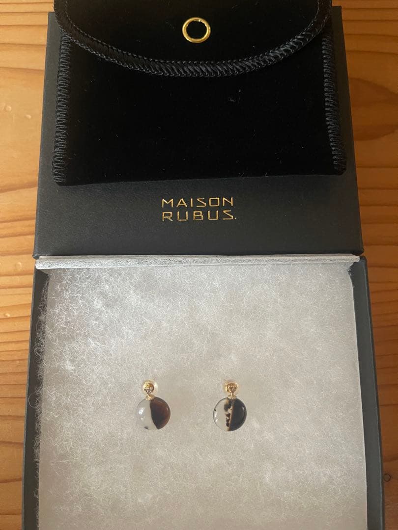 最終値下げ　美品　maison rubus ピアスstratum pierce