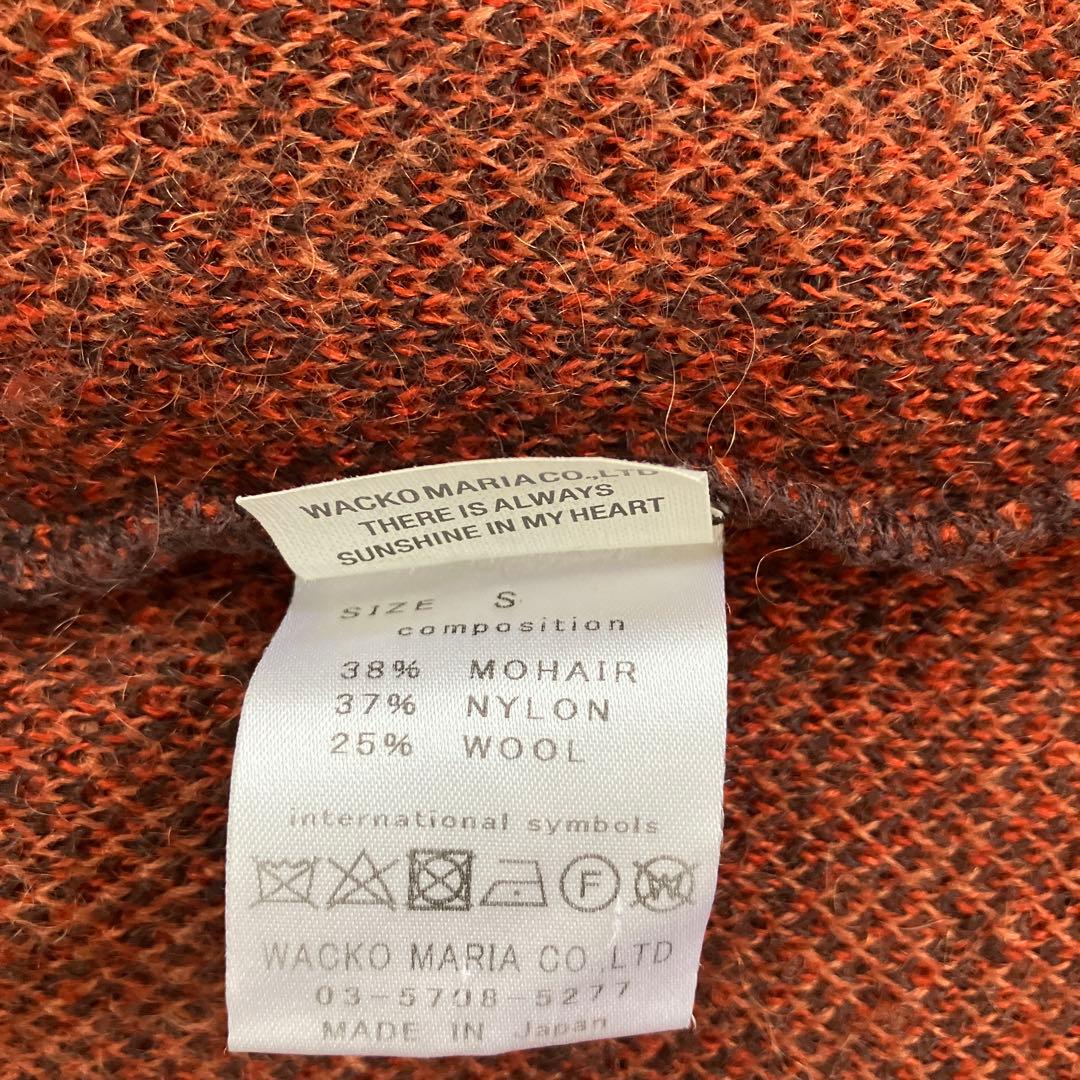 タイムセールWACKOMARIA STRIPED MOHAIR CARDIGAN