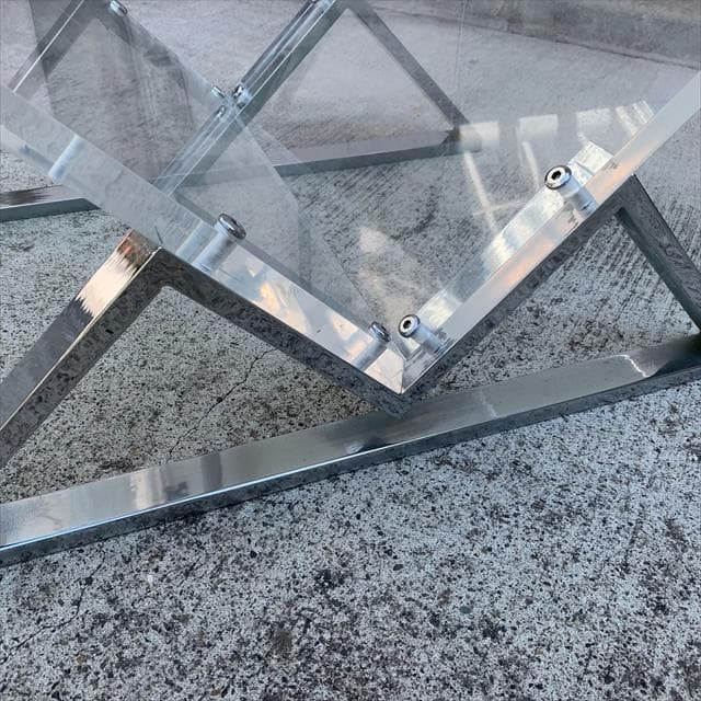 聖杯デザインベース｜ガラストップ｜センターテーブル/リビングテーブル｜