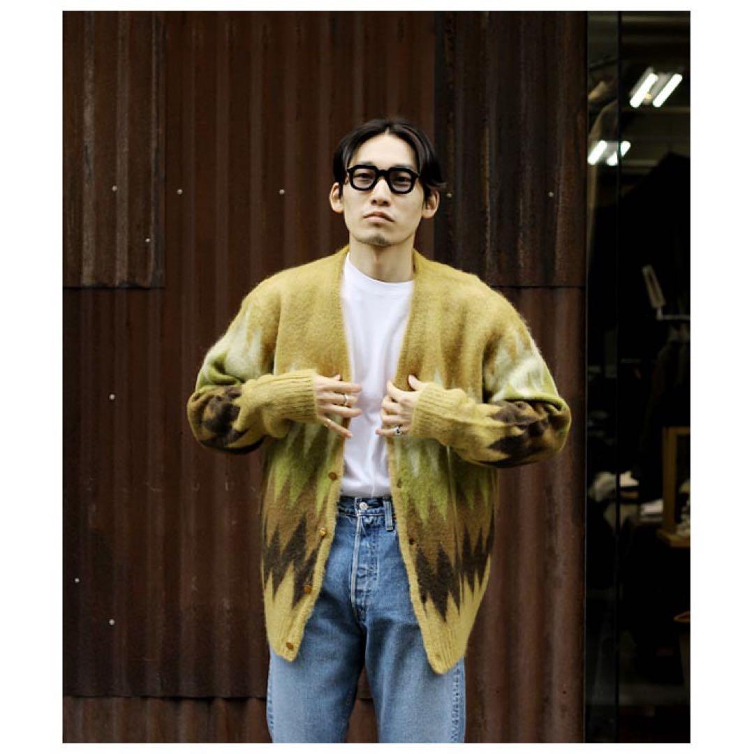 Needles Mohair Cardigan Zigzag カーディガン