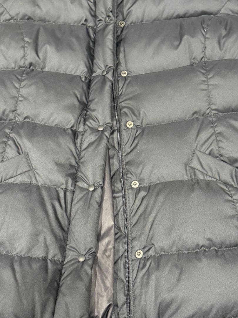 MONCLER ブラック ダウンジャケット 42 レディース