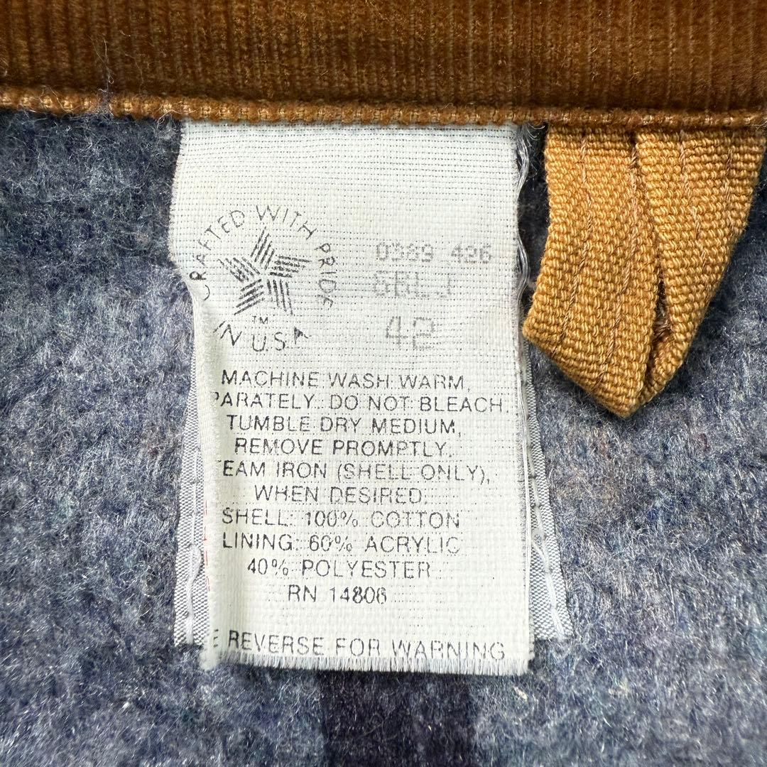 希少100周年■カーハート【L】デトロイトジャケット USA製 ダック フェード