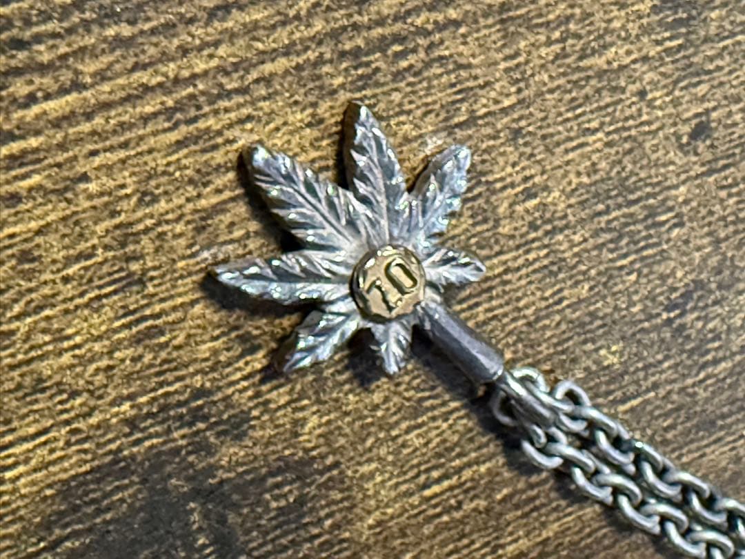 GANJA NECKLACE K18 マリファナ シルバー925 ネックレス