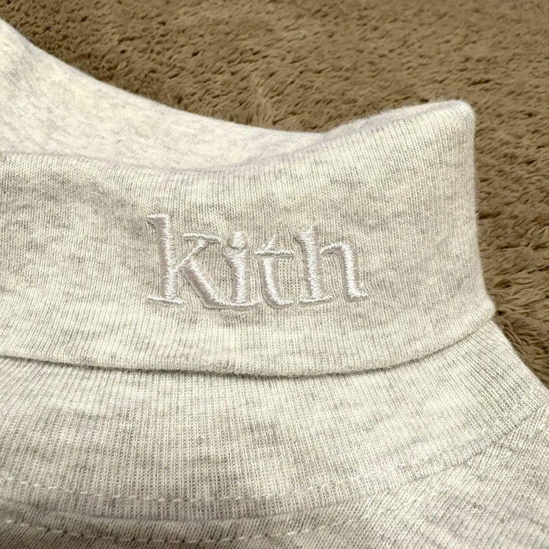 Kith キス ネックロゴ タートルネック ロングスリーブカットソー M