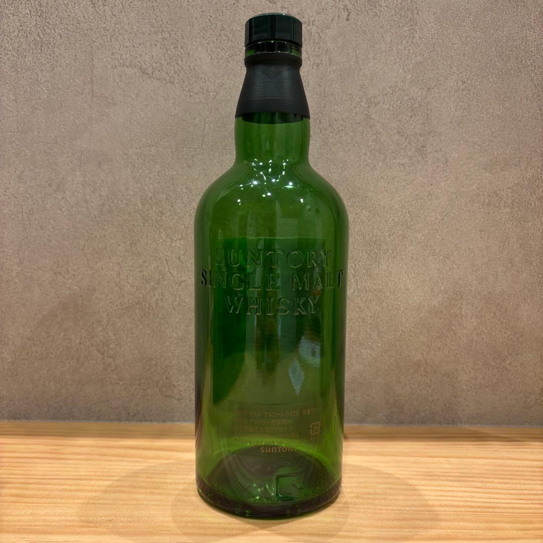 サントリー 白州 25年 空瓶 化粧箱 冊子付 美品 未洗浄