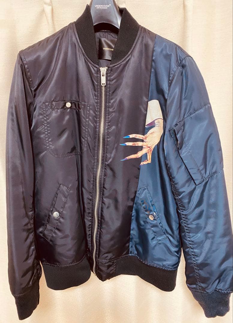 美品。アンダーカバーDハンド切り替えボンバージャケット