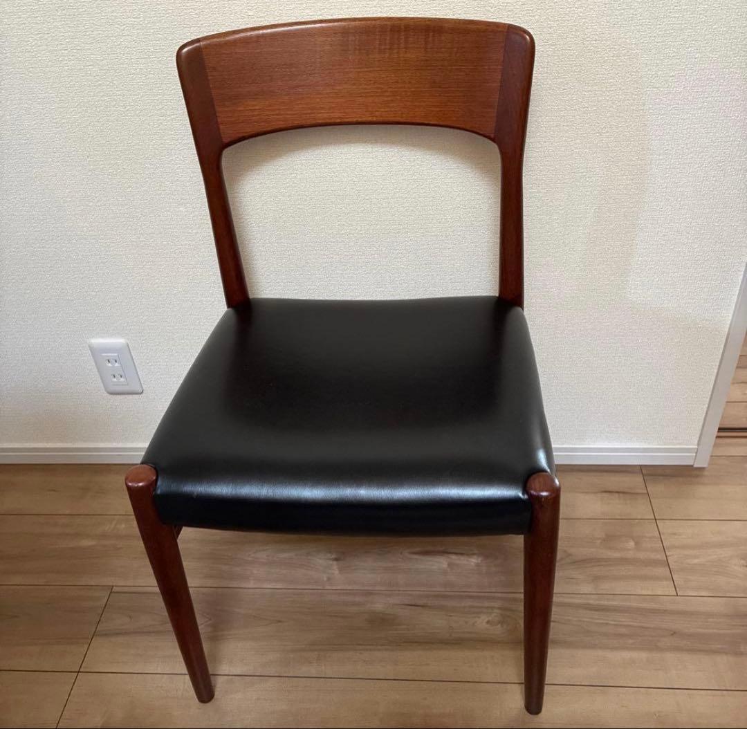 北欧ヴィンテージ デンマーク ダイニングチェア チーク