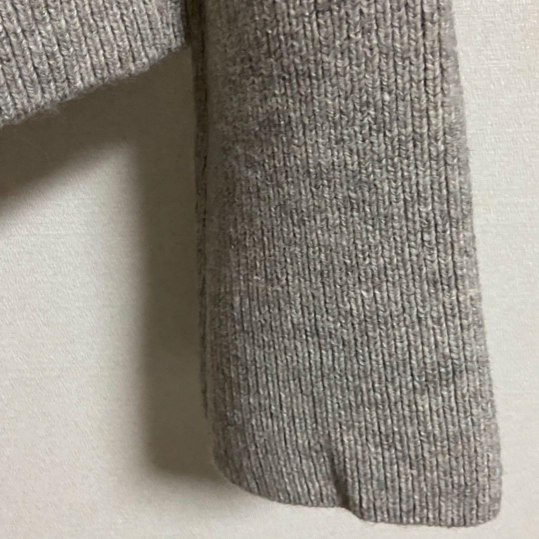 トップス andmary Baby ribbon knit tops gray