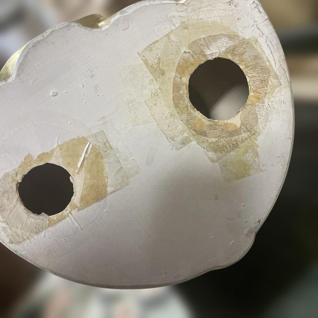 陶器製 招き猫 幸運を呼ぶ置物　常滑焼　BIGサイズ　左手上げ　希少品