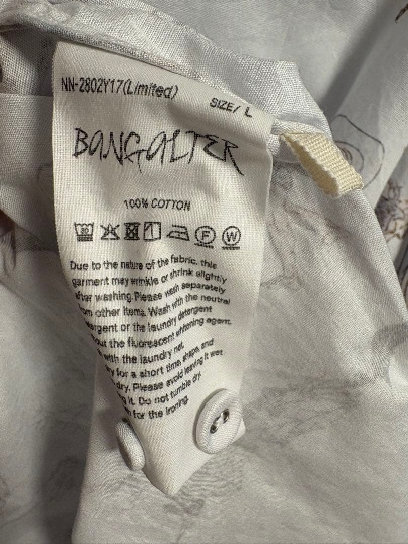 BANGALTER 長袖シャツ Lサイズ　26ss