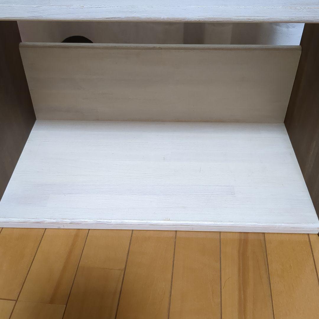 カントリー家具 フレンチカントリー 木製マガジンラック 絵本棚 本棚 シェルフ