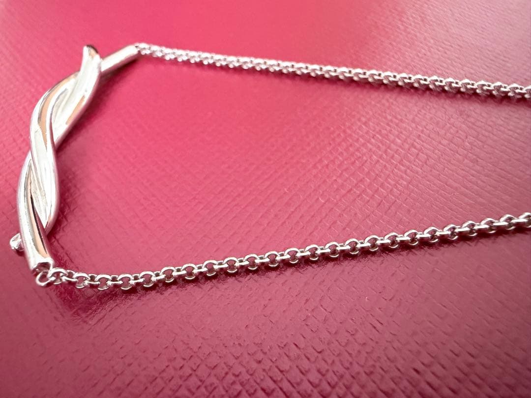 廃盤希少品☆カルティエCartier☆K18WGブレスレットアントルラセツイスト