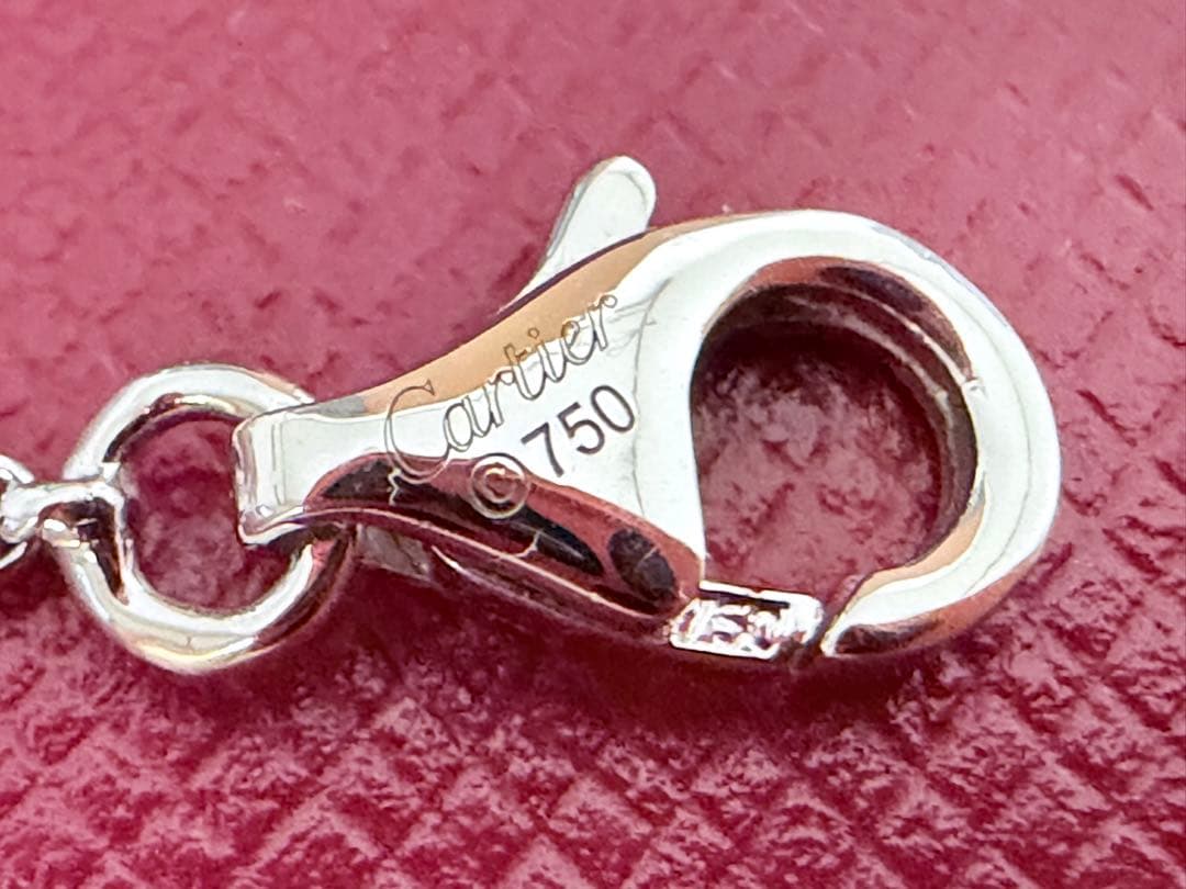 廃盤希少品☆カルティエCartier☆K18WGブレスレットアントルラセツイスト
