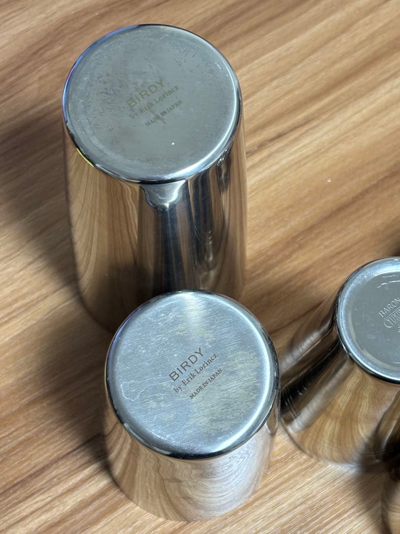 ステンレス製カクテルシェイカーセット 4点