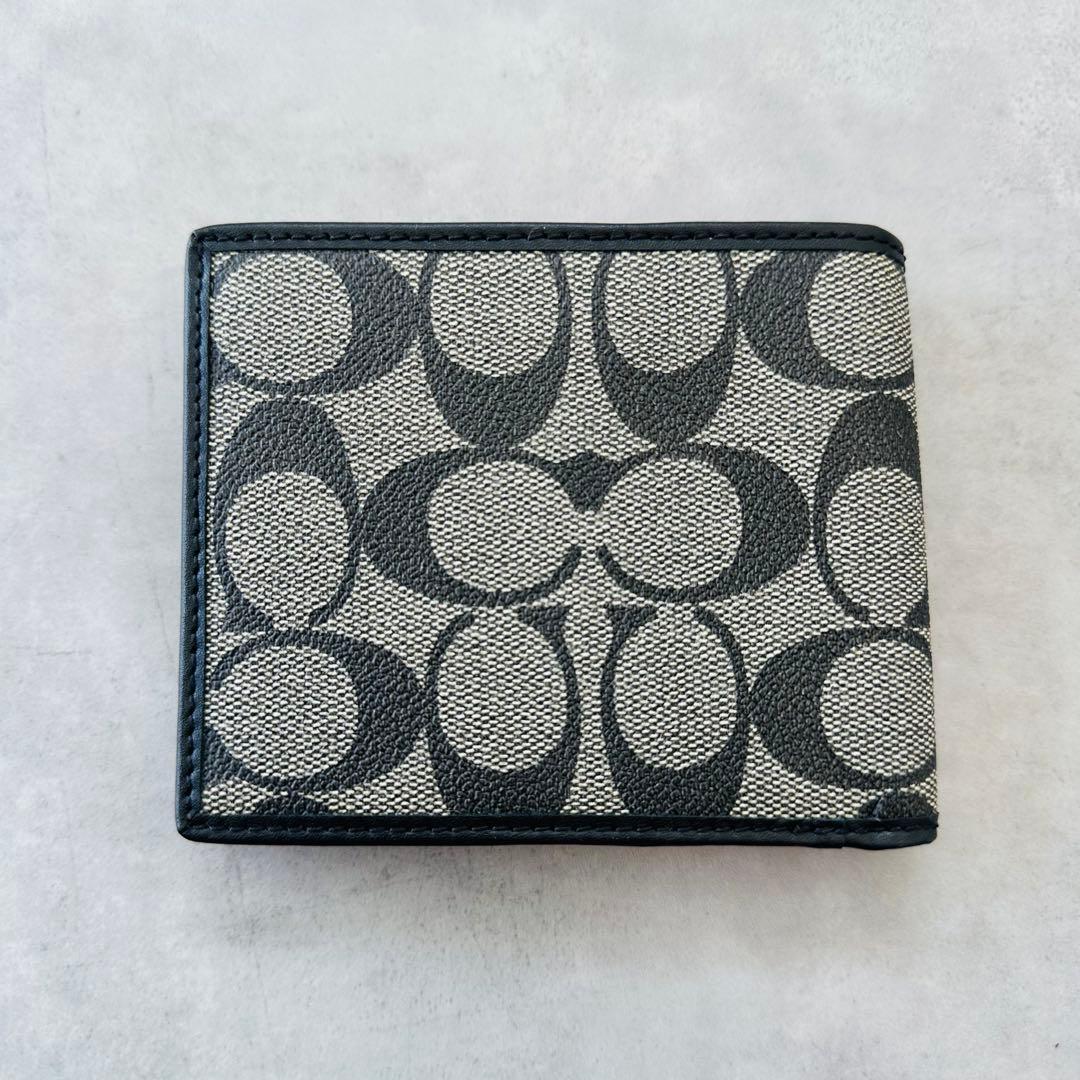 未使用✨COACH ヘリテージ ストライプ  ウォレット 二つ折り財布