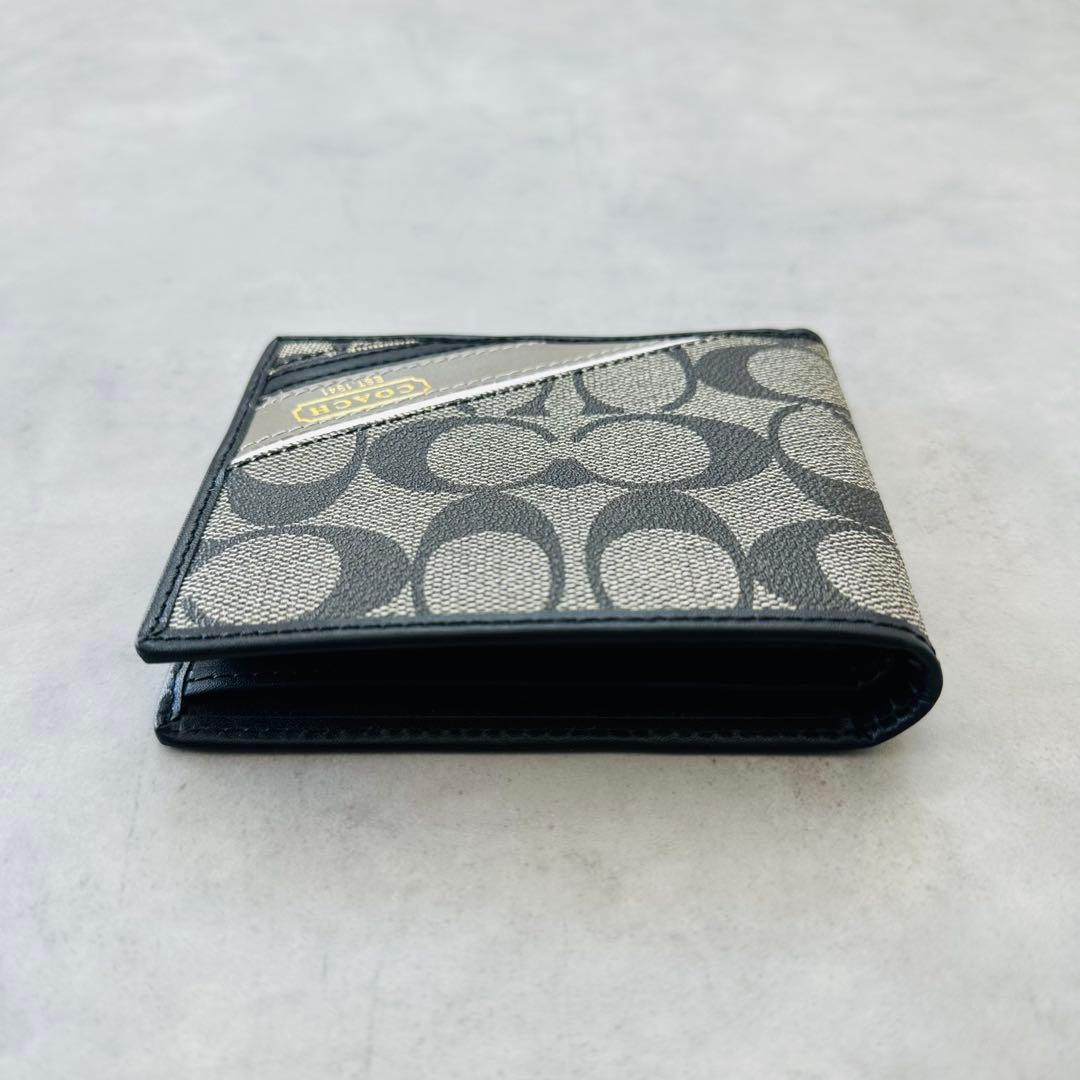 未使用✨COACH ヘリテージ ストライプ  ウォレット 二つ折り財布
