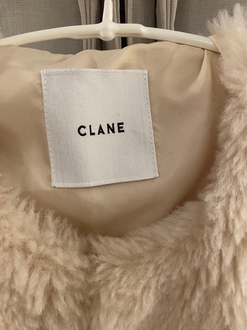 CLANE MIX FUR COCOON COAT クラネ