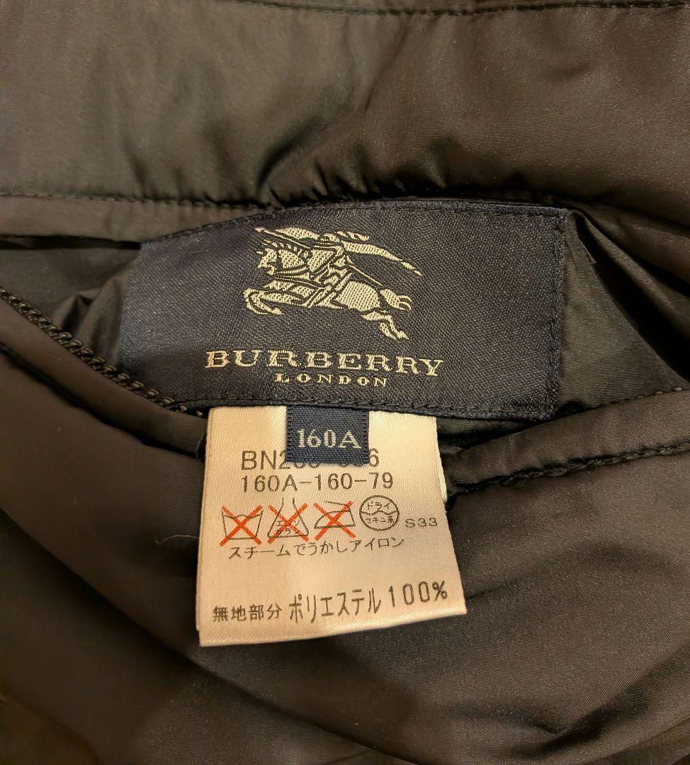 BURBERRY ダウン　黒レディースS
