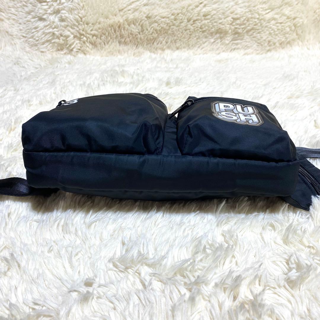 【良品】★Y-3 adidas★クロスボディバッグ★黒 ロゴ 多ポケット 袋内蔵