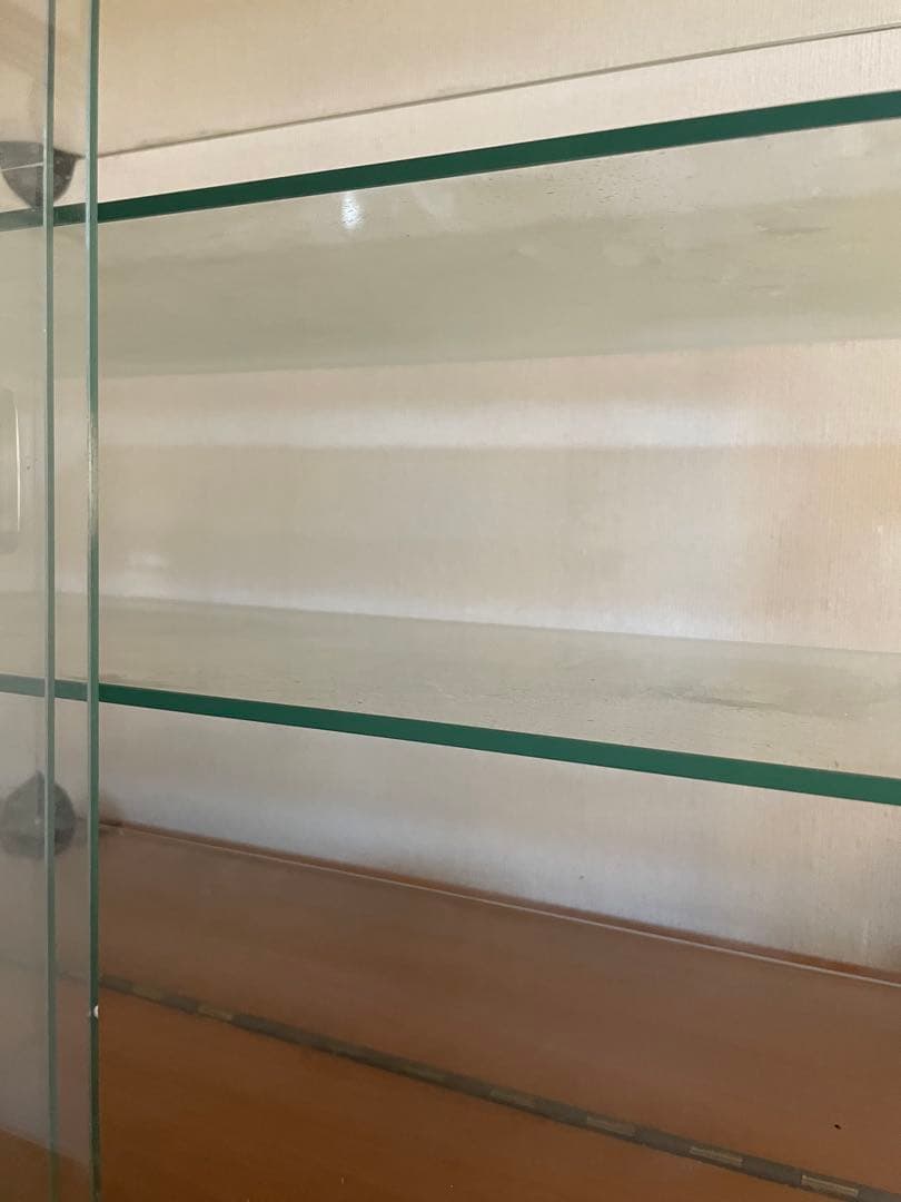 3段 ガラスケース　アンティーク　レトロ